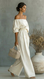 Liliána™ – Exclusive linen-effect set for a stylish summer • S1